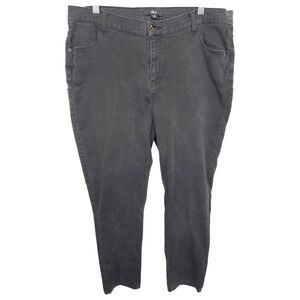 Ellos Roamans Plus Size 18 Jeans Black Skinny High Rise‎ Stretch Pockets 606